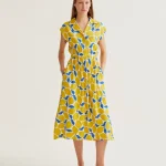 Μίντι φόρεμα με τύπωμα Limoncello COMPANIA FANTASTICA SS26