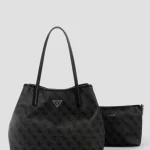 Black logo victtoria 2-in-1 tote bag GUESS SS26