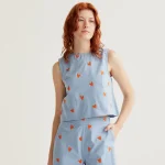 Hearts print top COMPANIA FANTASTICA SS26