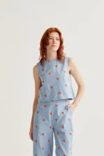 Hearts print top COMPANIA FANTASTICA SS26