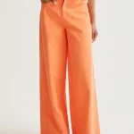Orange wide leg trousers COMPANIA FANTASTICA SS26