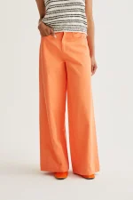 Orange wide leg trousers COMPANIA FANTASTICA SS26