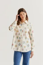 Shirt with gardener print COMPANIA FANTASTICA SS26