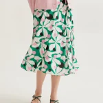 Hosta print midi skirt COMPANIA FANTASTICA SS26