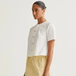 100% cotton top with multicolored buttons COMPANIA FANTASTICA SS26