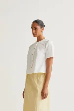 100% βαμβακερό τοπ με πολύχρωμα κουμπιά COMPANIA FANTASTICA SS26