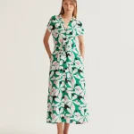 Μακρύ φόρεμα με τύπωμα Hosta COMPANIA FANTASTICA SS26