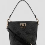 Black logo karnilla logo bucket bag GUESS SS26