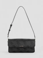 Black logo sadie flap shoulder bag GUESS SS26