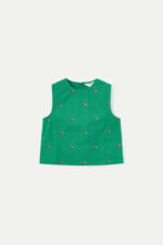 Top with Green Cherries print COMPANIA FANTASTICA SS26 - Image 2