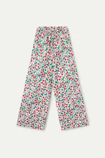 Παντελόνι από 100% βαμβάκι με μπορντό τύπωμα COMPANIA FANTASTICA SS26 - Image 2