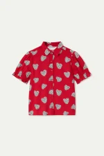 Πουκάμισο με τύπωμα Harmony Red COMPANIA FANTASTICA SS26 - Image 2