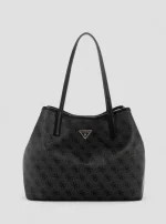 Black logo victtoria 2-in-1 tote bag GUESS SS26 - Image 2
