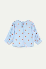 Top with embroidered hearts COMPANIA FANTASTICA SS26 - Image 2