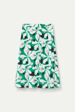 Hosta print midi skirt COMPANIA FANTASTICA SS26 - Image 2