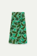 Φούστα Midi με στάμπα φοίνικα COMPANIA FANTASTICA SS26 - Image 2