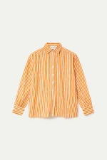 Πουκάμισο με στάμπα Lavagna Orange COMPANIA FANTASTICA SS26 - Image 2