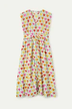 Tulip Print Long Dress COMPANIA FANTASTICA SS26 - Image 2