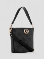Black logo karnilla logo bucket bag GUESS SS26 - Image 2