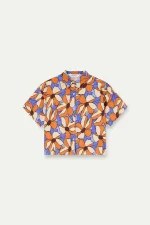 Marigold print shirt COMPANIA FANTASTICA SS26 - Image 2
