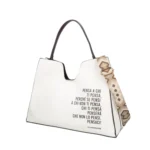 Fede shopping bag with removable cream clutch bag LE PANDORINE SS26 - Image 2