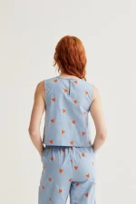 Hearts print top COMPANIA FANTASTICA SS26 - Image 3