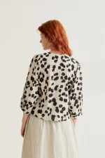 Dalmatian print shirt COMPANIA FANTASTICA SS26 - Image 3
