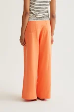 Orange wide leg trousers COMPANIA FANTASTICA SS26 - Image 3
