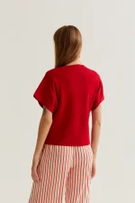 Red dot cardigan COMPANIA FANTASTICA SS26 - Image 3