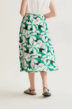 Hosta print midi skirt COMPANIA FANTASTICA SS26 - Image 3