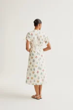 Μίντι φόρεμα με τύπωμα Gardener COMPANIA FANTASTICA SS26 - Image 3