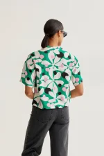 Hosta print shirt COMPANIA FANTASTICA SS26 - Image 3