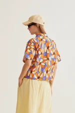 Marigold print shirt COMPANIA FANTASTICA SS26 - Image 3