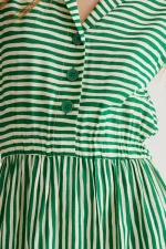 Φόρεμα μίντι με τύπωμα Lavagna Green COMPANIA FANTASTICA SS26 - Image 4