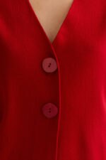 Red dot cardigan COMPANIA FANTASTICA SS26 - Image 4