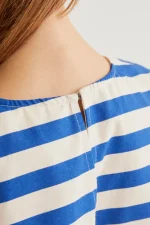 Bamboo Blue Print Top COMPANIA FANTASTICA SS26 - Image 4