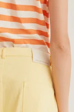 Yellow wide leg trousers COMPANIA FANTASTICA SS26 - Image 4