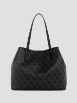 Black logo victtoria 2-in-1 tote bag GUESS SS26 - Image 5
