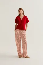 Red dot cardigan COMPANIA FANTASTICA SS26 - Image 5