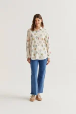 Shirt with gardener print COMPANIA FANTASTICA SS26 - Image 5