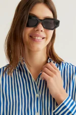 Shirt with Lavagna Blue print COMPANIA FANTASTICA SS26 - Image 6