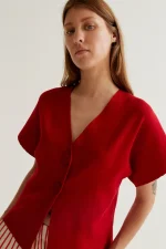 Red dot cardigan COMPANIA FANTASTICA SS26 - Image 6