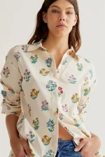 Shirt with gardener print COMPANIA FANTASTICA SS26 - Image 6