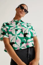 Hosta print shirt COMPANIA FANTASTICA SS26 - Image 6
