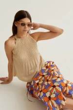 Μίντι φούστα με στάμπα Marigold COMPANIA FANTASTICA SS26 - Image 6