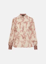 Printed shirt with contrasting cuffs LYNNE SS26