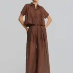 Ψηλόμεση παντελόνα με πιέτες LYNNE SS26