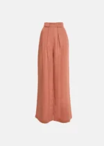 Λινό ίσιο παντελόνι με πιέτες LYNNE SS26