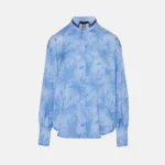Printed shirt with collar decoration LYNNE SS26