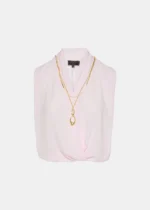 Sleeveless wrap blouse with necklace LYNNE SS26
